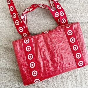 Target XL recycled reusable bag red